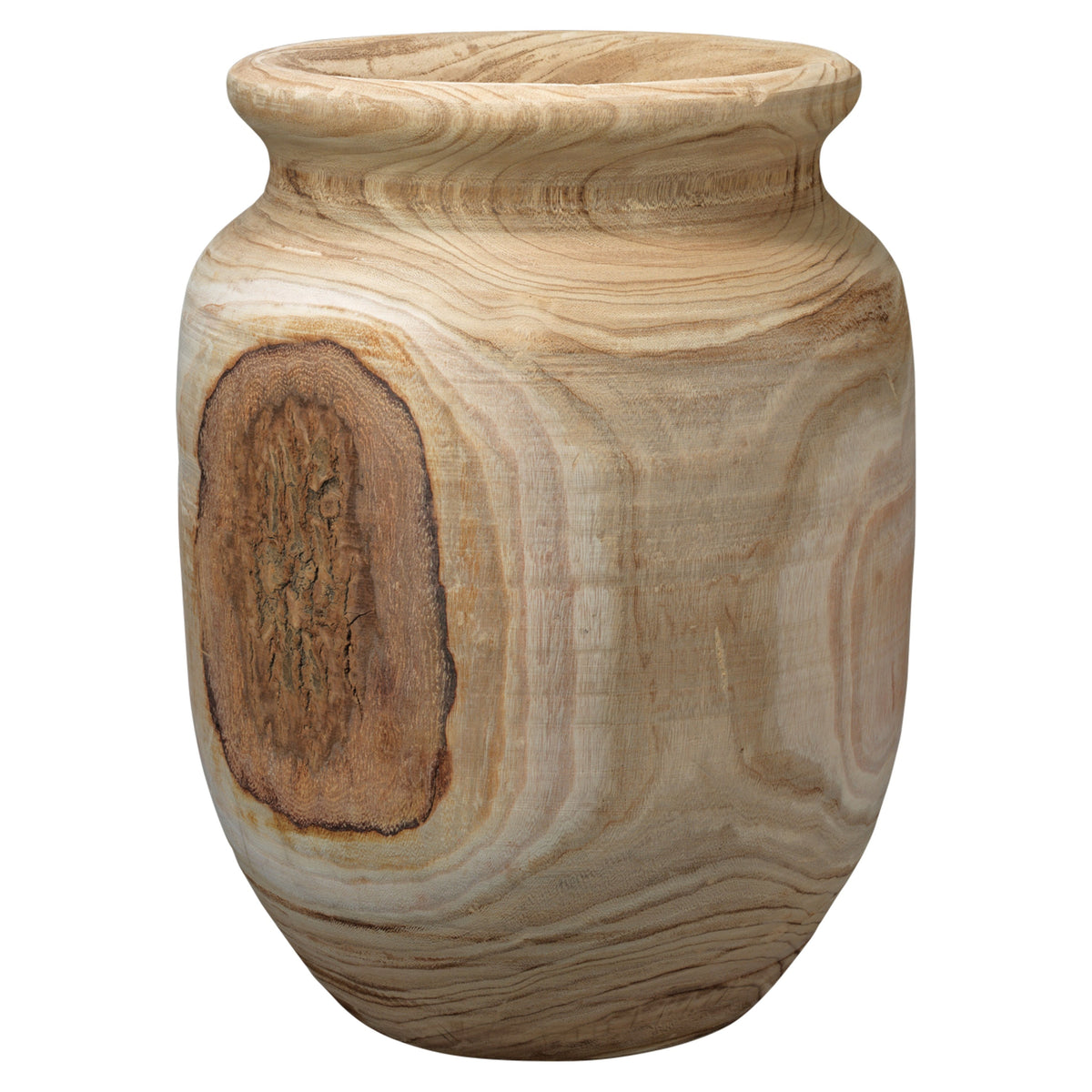 Jamie Young Company - 7TOPA-VAWD - Topanga Wooden Vase - Topanga - Natural