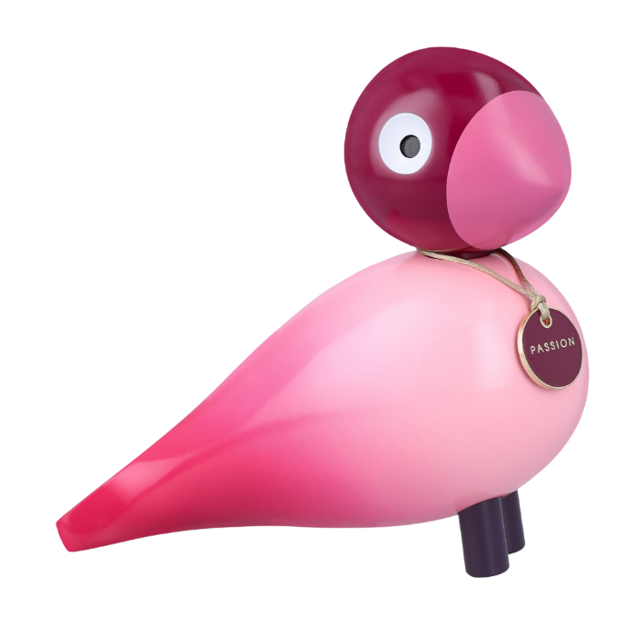 Kay Bojesen 39827 Story Bird Wooden Figurine in Pink