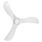 Luminaire intelligent à DEL Hinkley Lighting 903856FWW-LDD Swell Ventilateur  en blanc mat