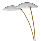 Applique double Glenn de Fredrick Ramond FR41642HB-CM en laiton Heritage avec accents chromés