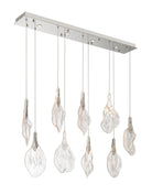 Eurofase 50103-010 Jateo LED Linear Chandelier in Polished Nickel