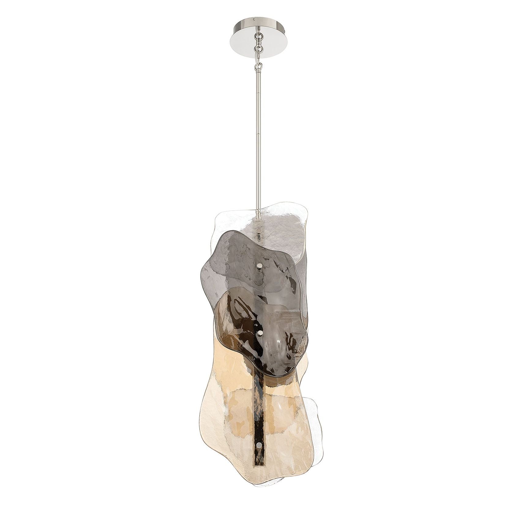 Europhase 50463-015 Grotto LED Suspension en nickel poli