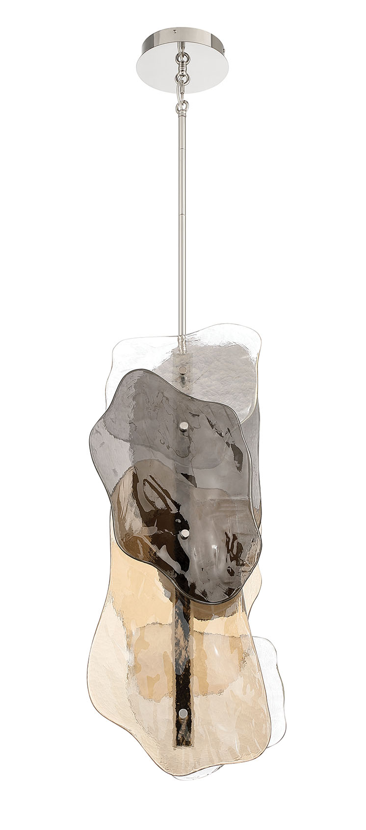 Europhase 50463-015 Grotto LED Suspension en nickel poli