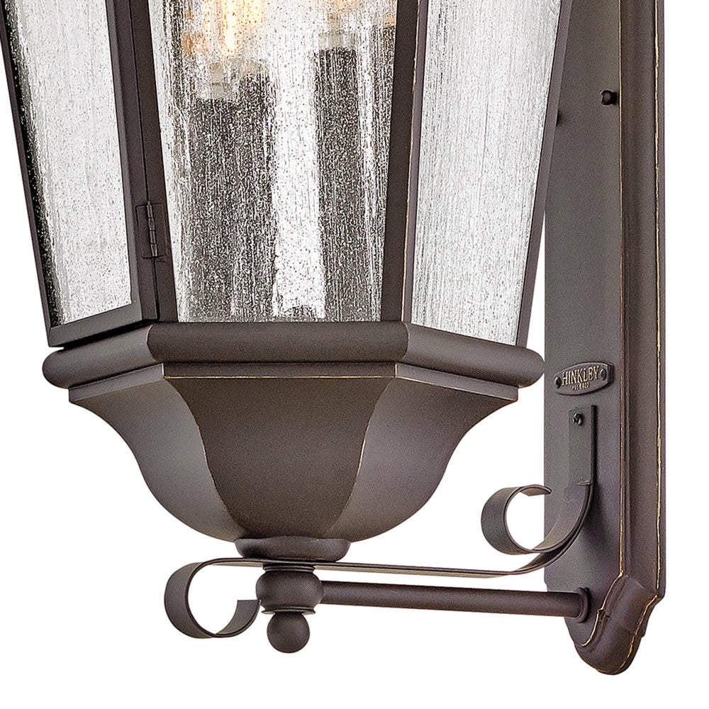 Lanterne murale Hinkley Lighting Edgewater 1679OZ en bronze huilé