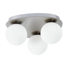 Thesis Lighting 207115A Castrovido Flush Mount in Brushed Nickel