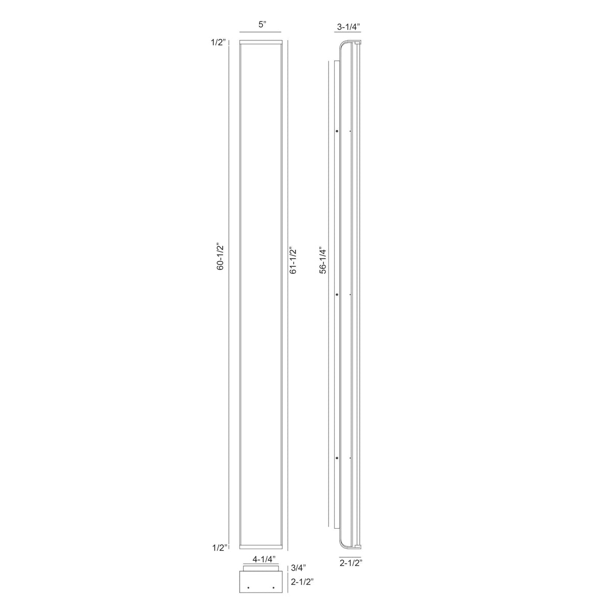 Europhase 50114-016 Dulton LED Extérieur Murale en noir mat