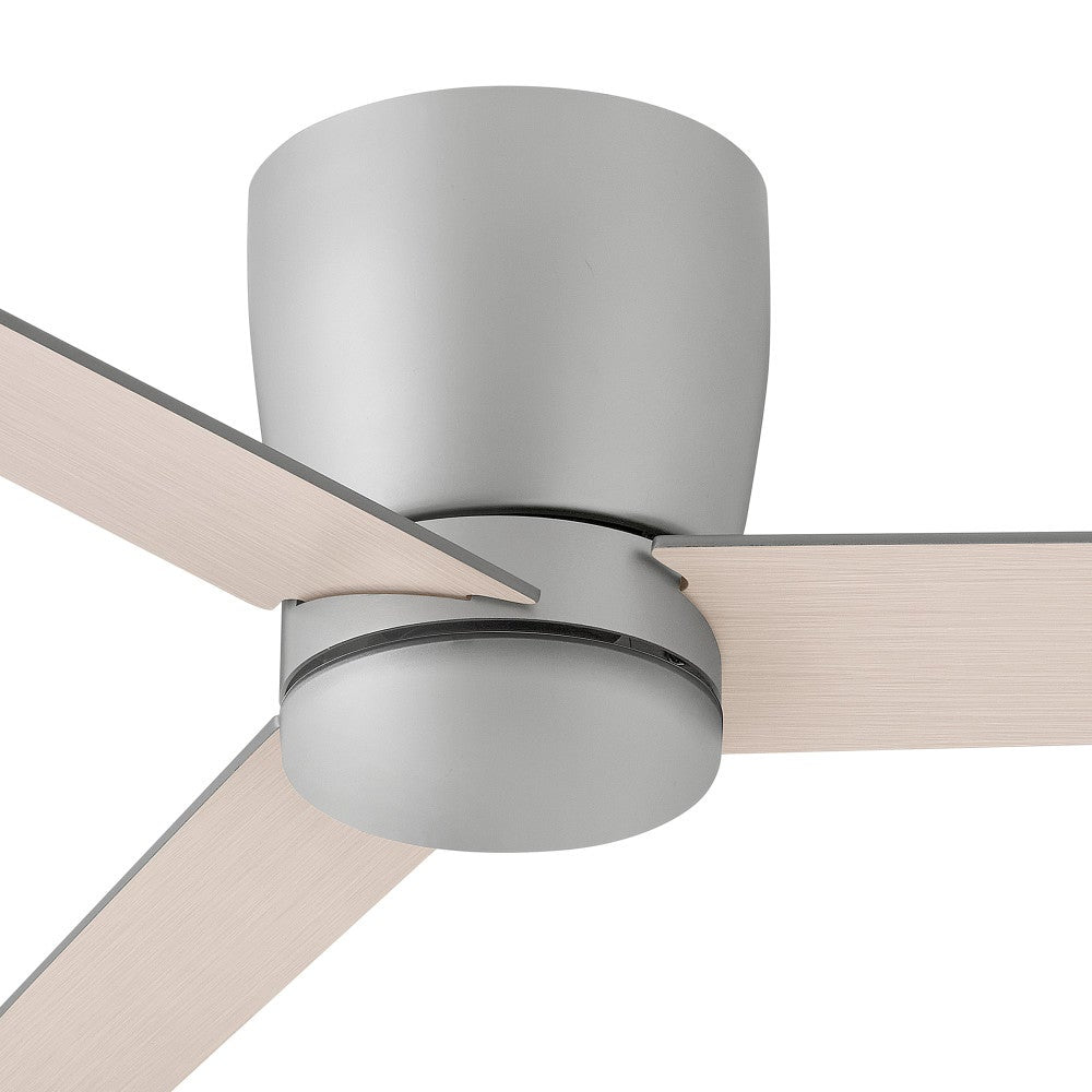 Plafonnier LED Ari Hinkley Lighting 910852FBN-LDA Ventilateur  en nickel brossé