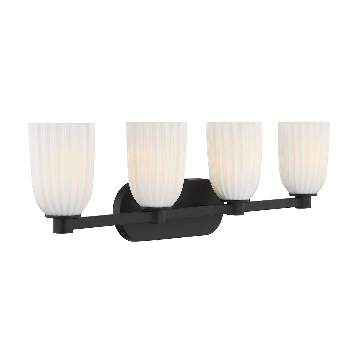 Savoy House 8-1245-4-BK Baldwin Bathroom Vanity in Matte Black