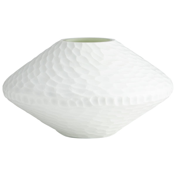 Cyan Canada - 07314 - Vase - Buttercream - White
