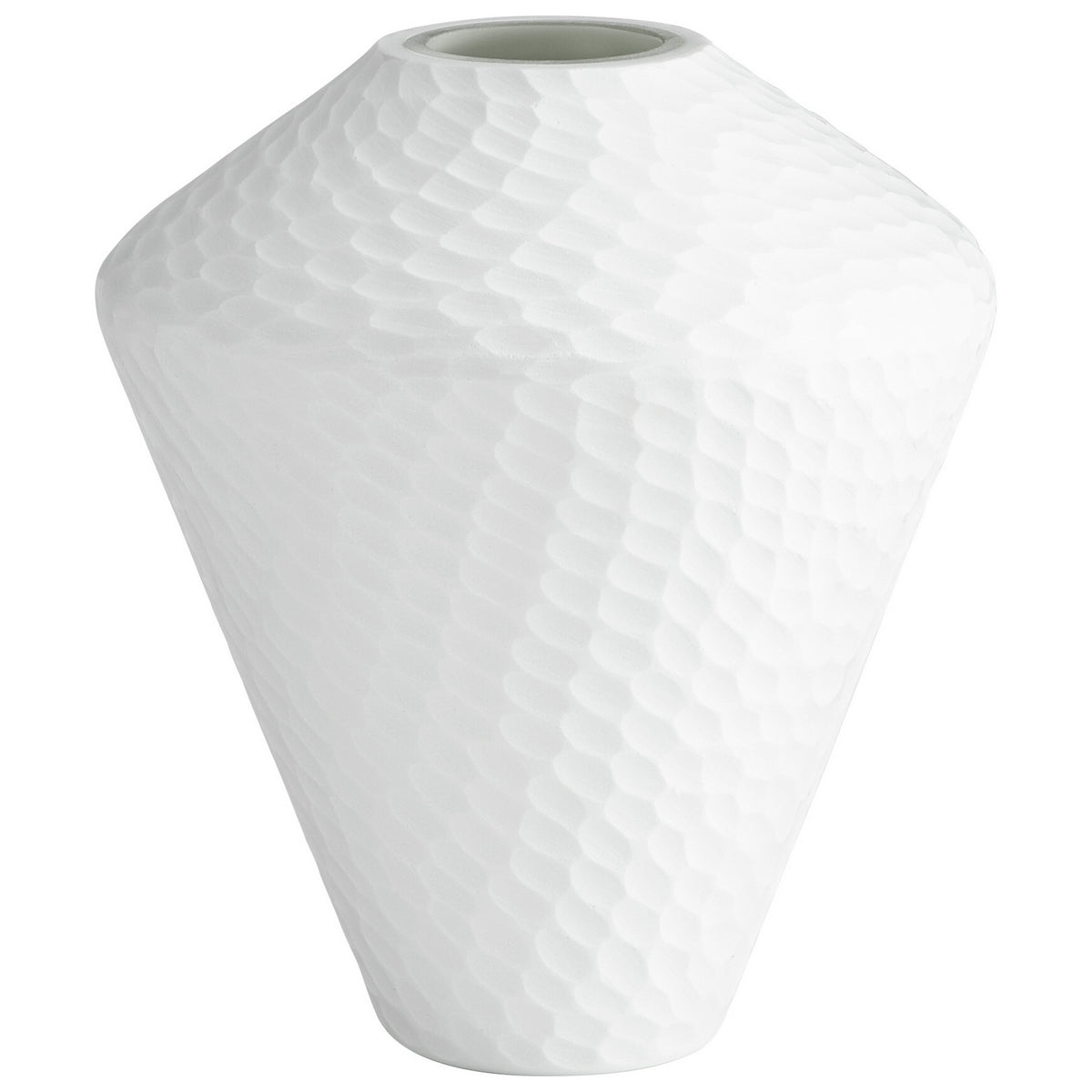 Cyan Canada - 07315 - Vase - Buttercream - White