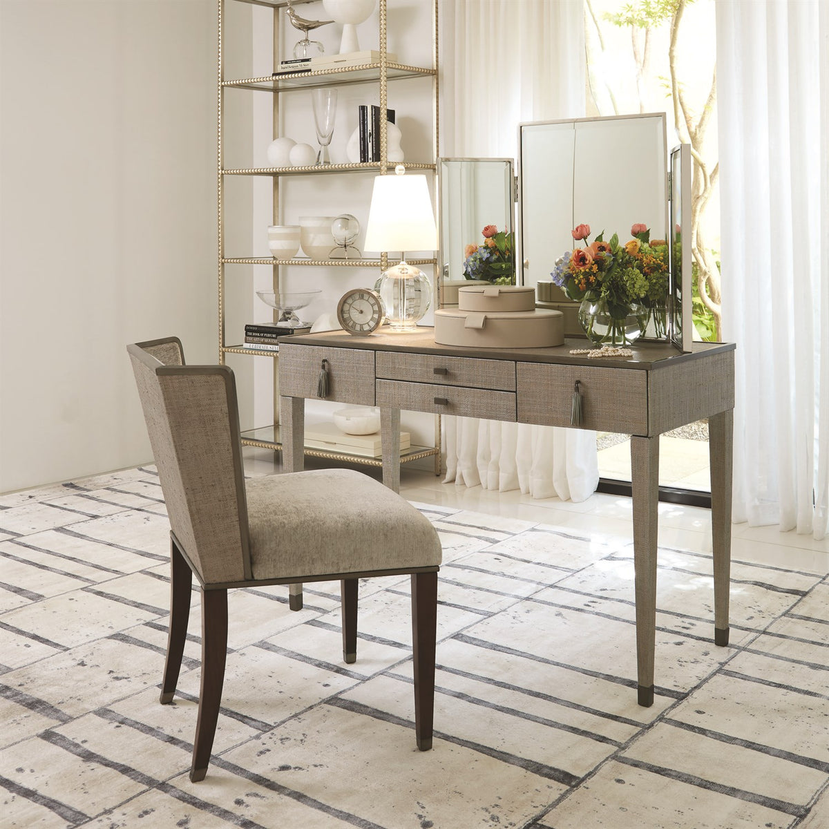 Miroir de courtoisie à trois volets