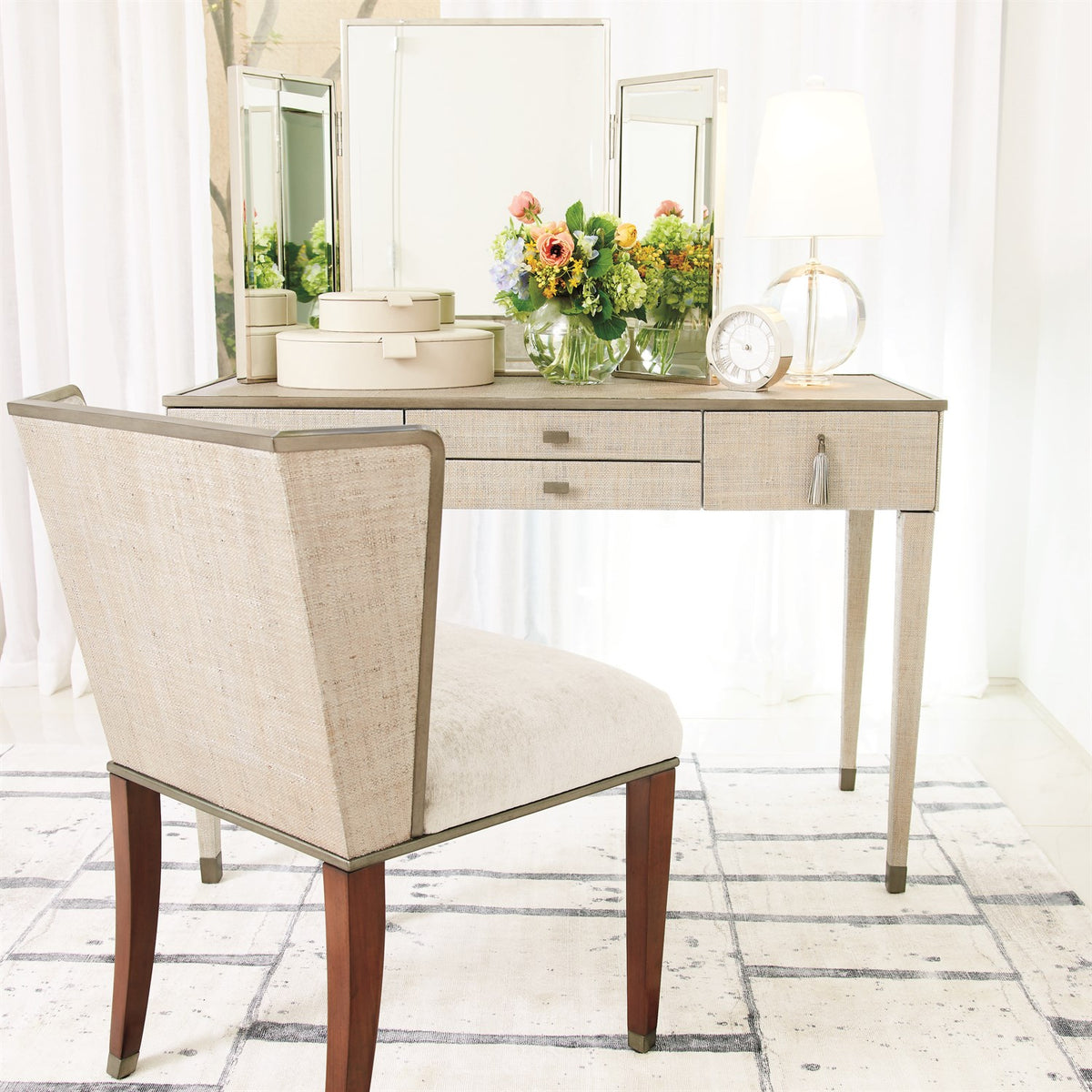 Miroir de courtoisie à trois volets