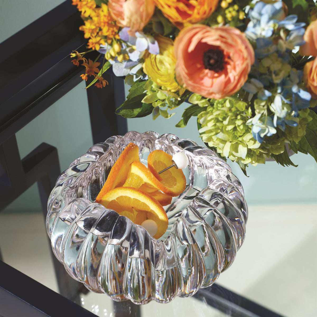 Bol en verre Anémone