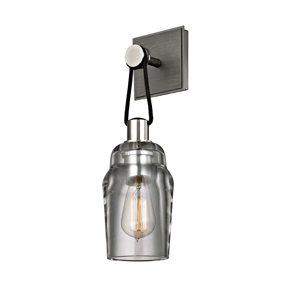 Troy Lighting Canada - B5991-GRA/PN - Une lampe Murale - Citizen - Graphite et nickel poli
