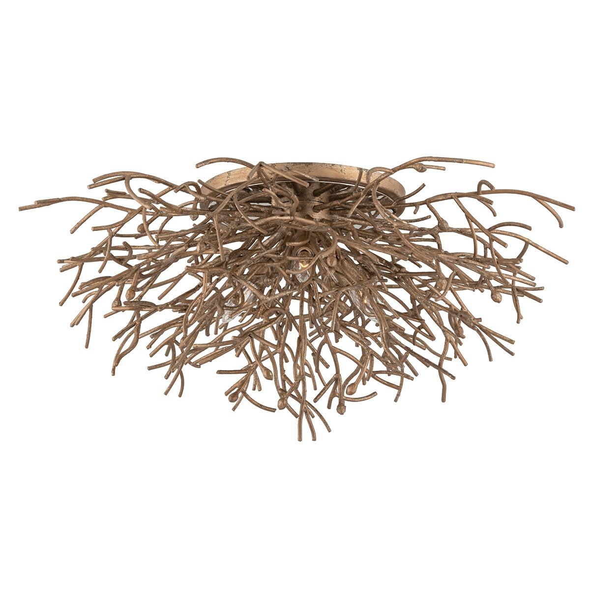 Troy Lighting Canada - C6090-VZ - Three Light Flush Mount - Sierra - Distressed Bronze