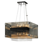Troy Lighting Canada - F5905-BRZ/PC - Lampe à huit lampes Suspendu - Apollon - Bronze/Chrome poli