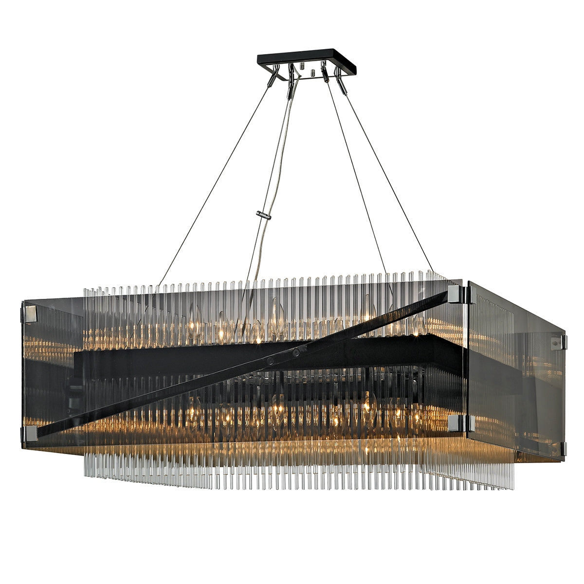 Troy Lighting Canada - F5907-BRZ/PC - 16 Light Chandelier - Apollo - Bronze/Polished Chrome