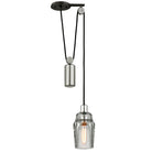 Troy Lighting Canada - F5992-GRA/PN - One Light Pendant - Citizen - Graphite And Polished Nickel
