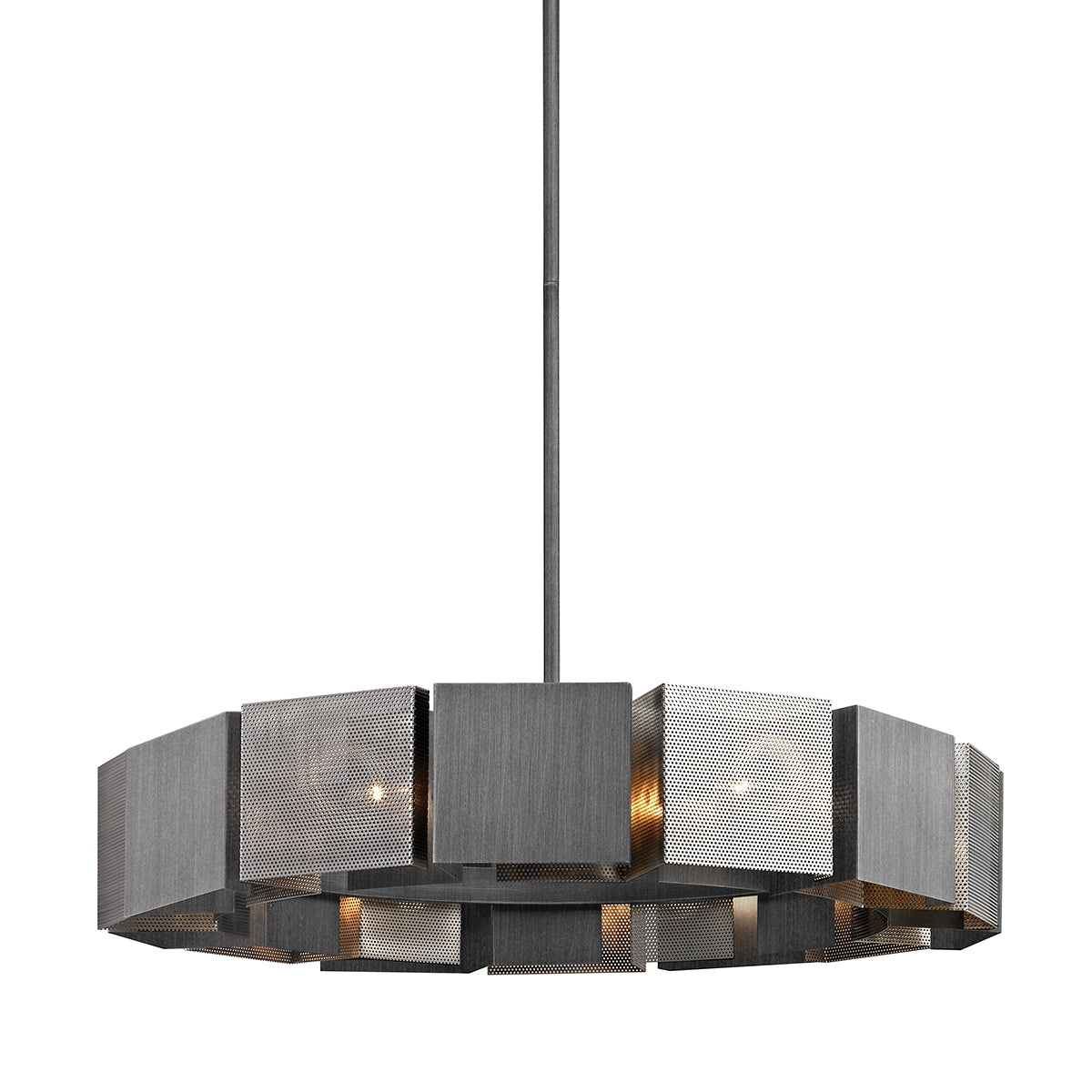 Troy Lighting Canada - F6046-GRA/BN - 14 lampes Suspendu - Impression - Graphite/Nickel bruni