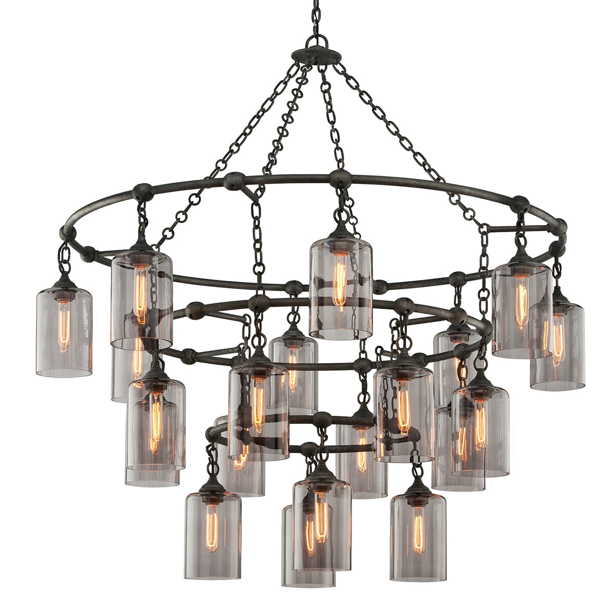 Troy Lighting Canada - F4426-APW - 20 lampes Suspendu - Gotham - Étain vieilli