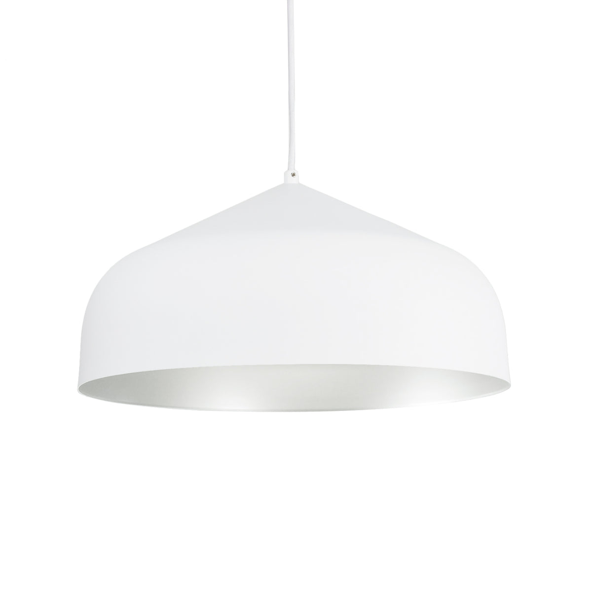 Kuzco Canada - PD9117-WH/SV - LED Pendant - Helena - White/Silver