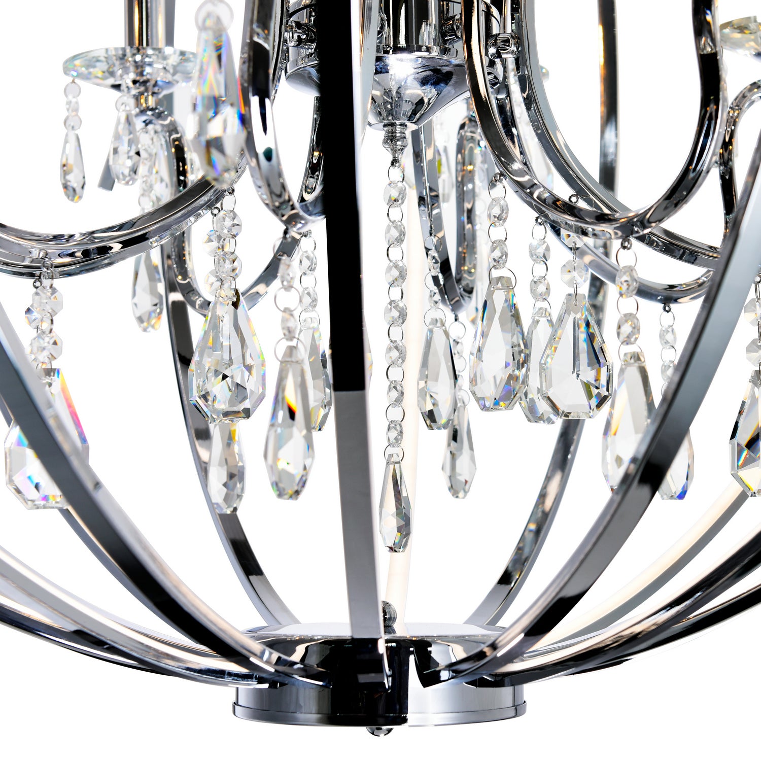 CWI Lighting Canada - 5025P34C-8 - Eight Light Chandelier - Abia - Chrome