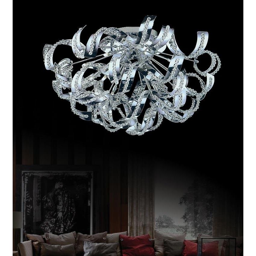 CWI Lighting Canada - 5067C18C - Nine Light Flush Mount - Swivel - Chrome