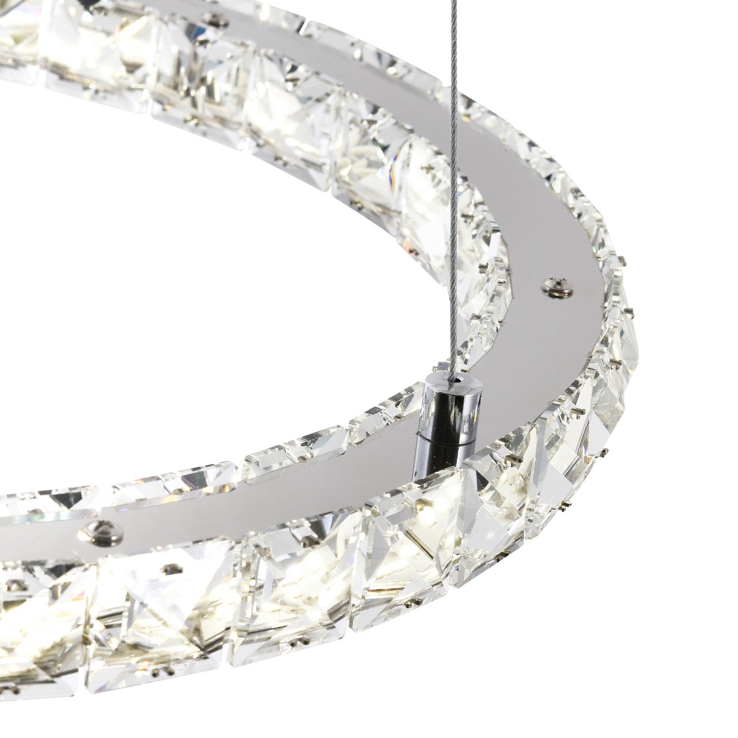 CWI Lighting Canada - 5080P20ST-2R - LED Chandelier - Ring - Stainless Steel