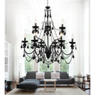 CWI Lighting Canada - 5095P32B-9 - Nine Light Chandelier - Keen - Black