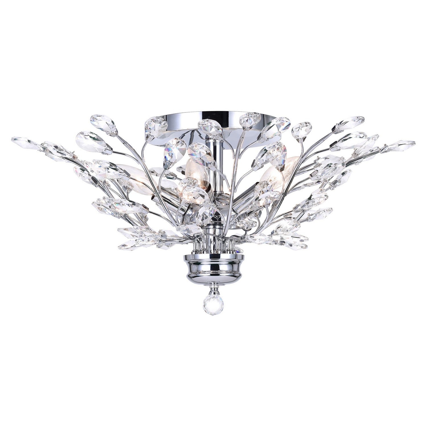 CWI Lighting Canada - 5206C16C - Three Light Flush Mount - Ivy - Chrome