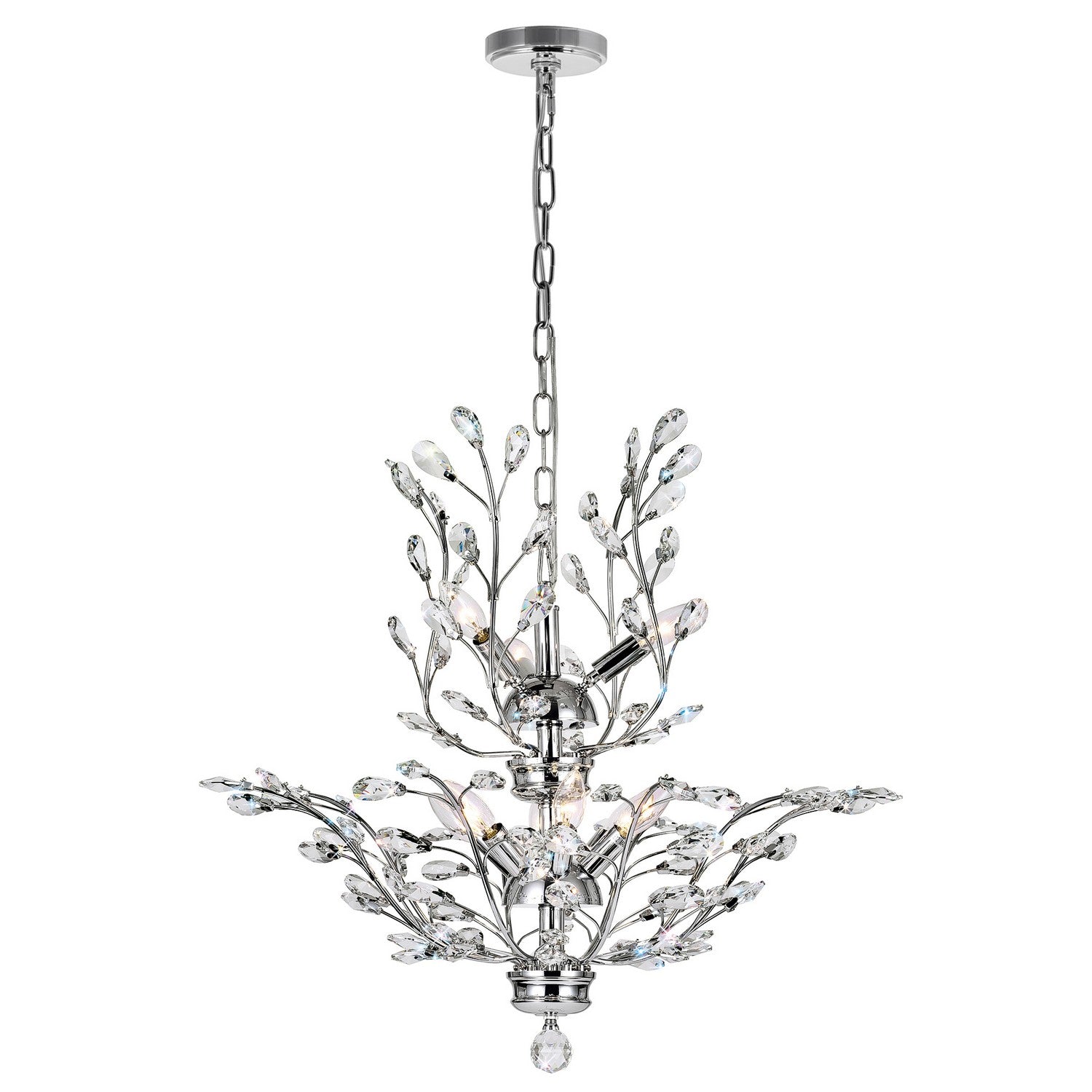 CWI Lighting Canada - 5206P28C - Nine Light Chandelier - Ivy - Chrome