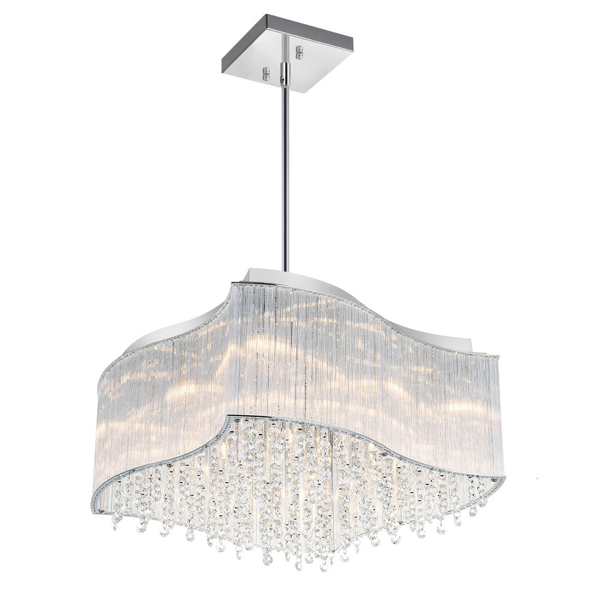 CWI Lighting Canada - 5320P20C-S - Ten Light Chandelier - Elsa - Chrome