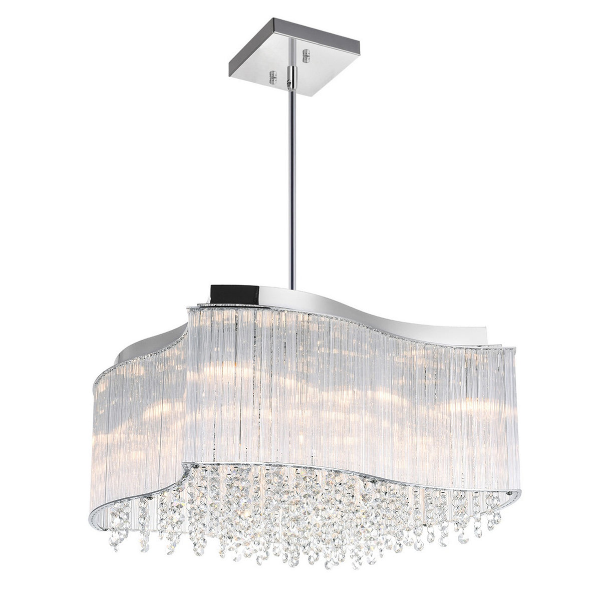 CWI Lighting Canada - 5320P20C-S - Ten Light Chandelier - Elsa - Chrome
