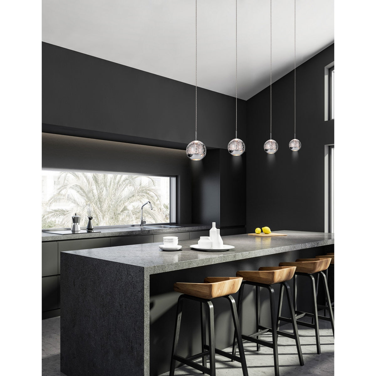 CWI Lighting Canada - 5444P5C-R - LED Mini Pendant - Perrier - Chrome