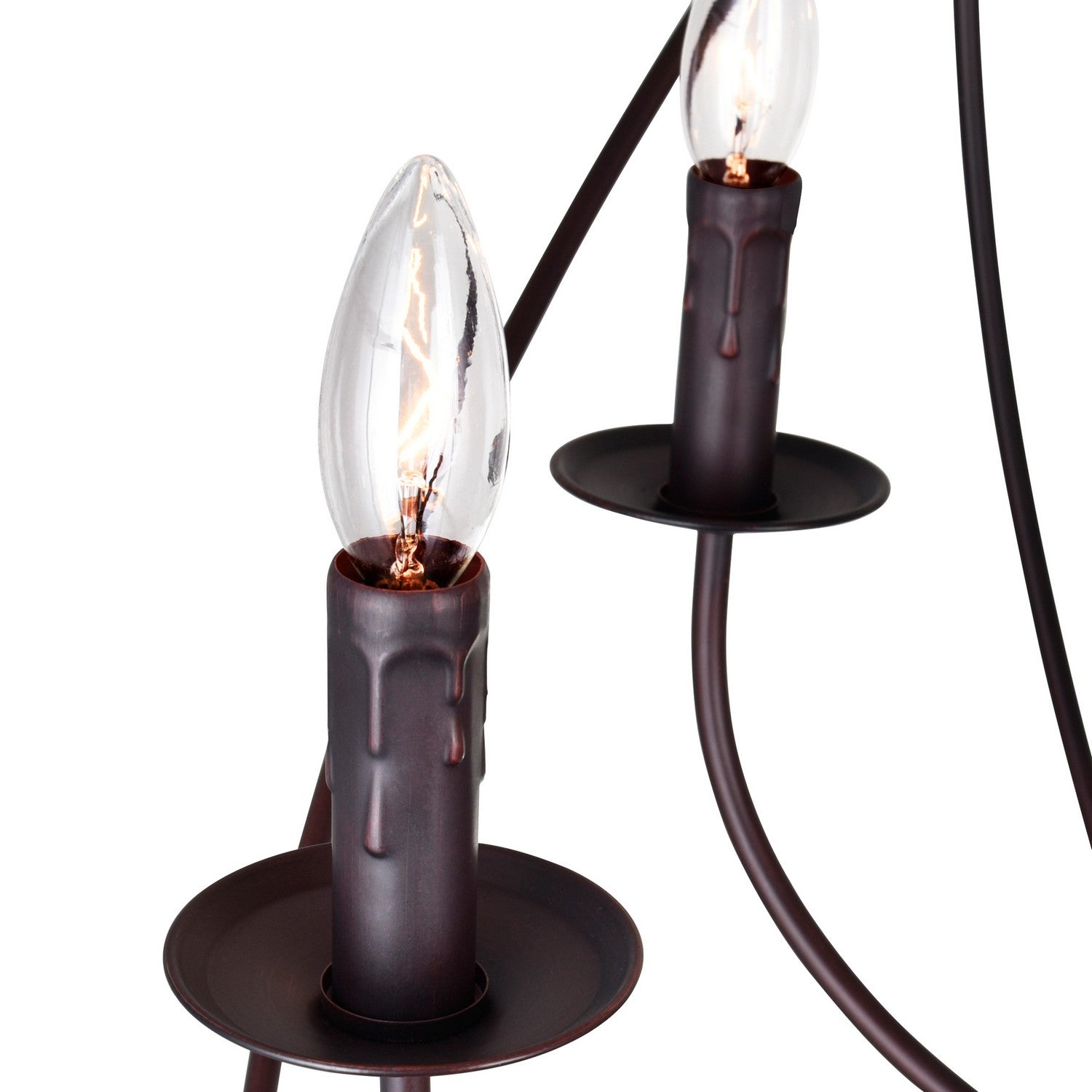 CWI Lighting Canada - 5464P18DB - Six Light Chandelier - Arza - Brown