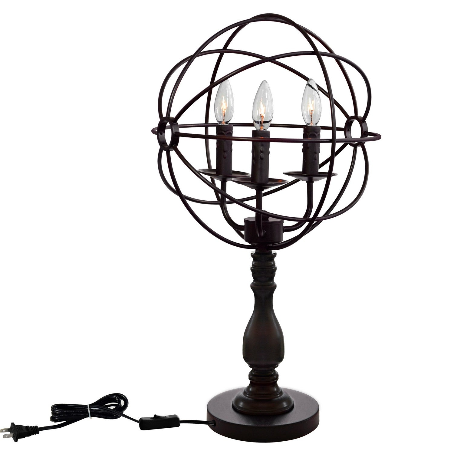 CWI Lighting Canada - 5464T14DB-3 - Three Light Table Lamp - Arza - Brown