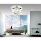 Éclairage CWI Canada - 5613C20ST-R - DEL Plafonnier - Voile - Acier inoxydable