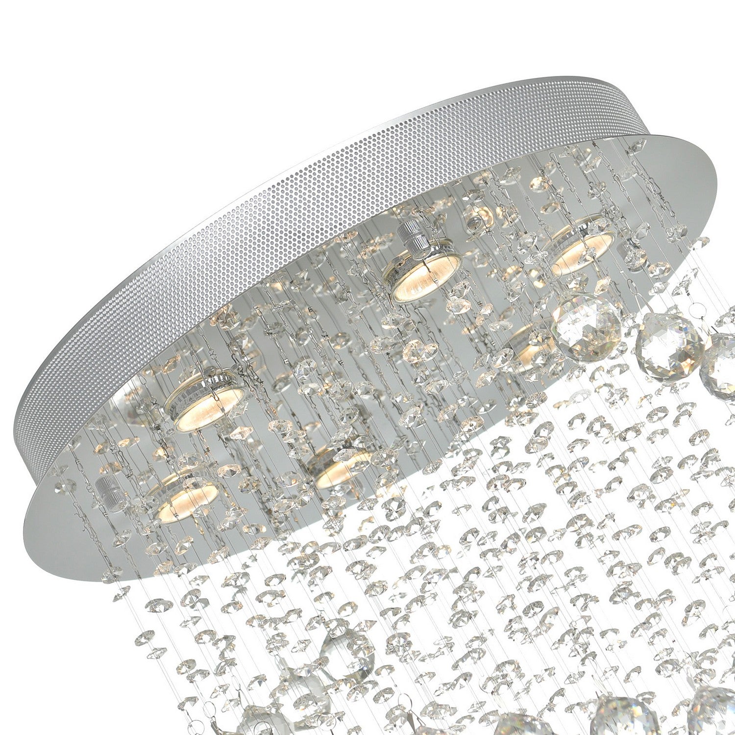 CWI Lighting Canada - 6606C20C - Six lampes Plafonnier - Double spirale - Chrome