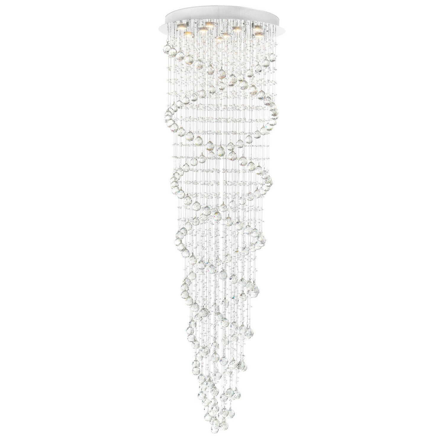 CWI Lighting Canada - 6606C24C - Neuf lampes Plafonnier - Double spirale - Chrome