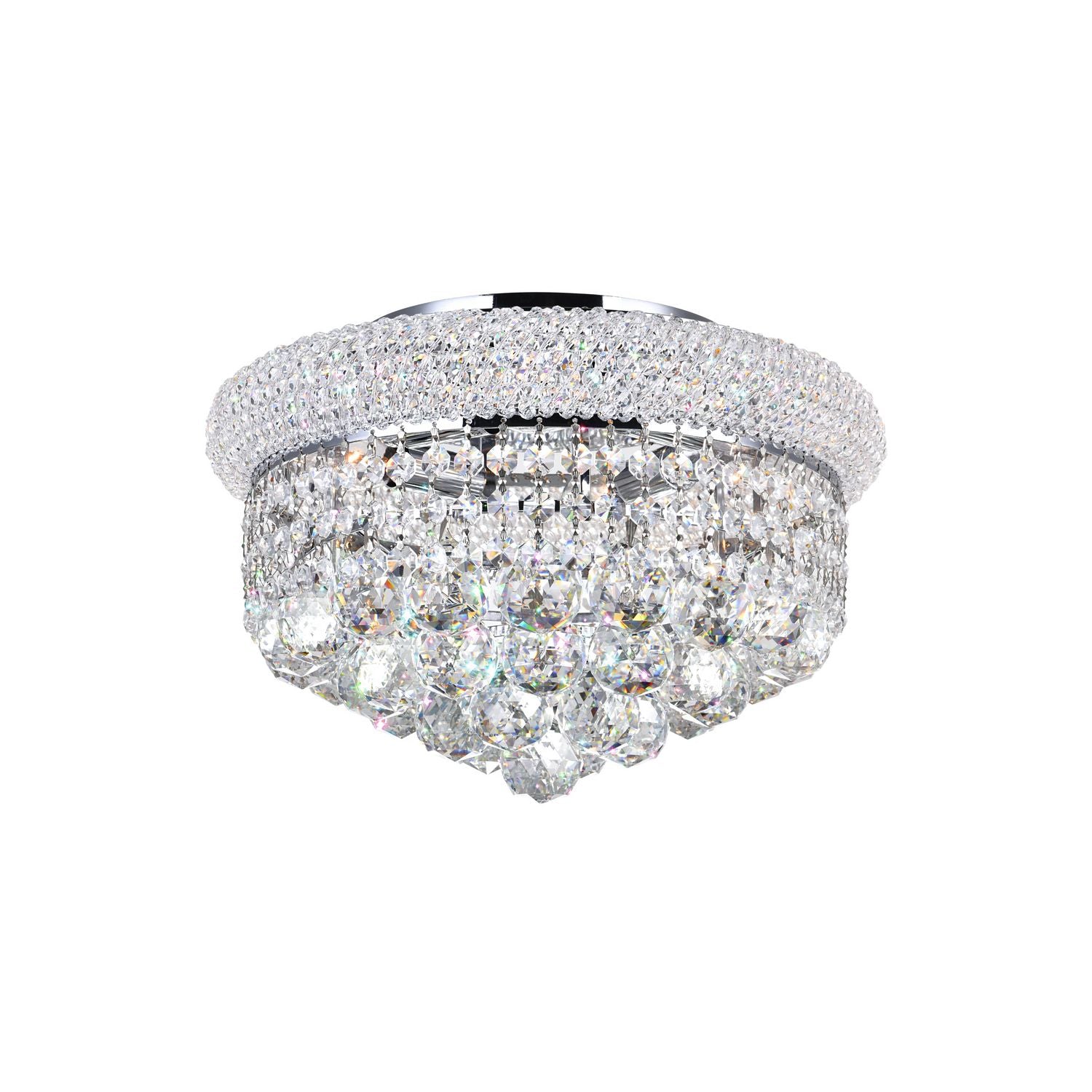 CWI Lighting Canada - 8001C14C - Four Light Flush Mount - Empire - Chrome
