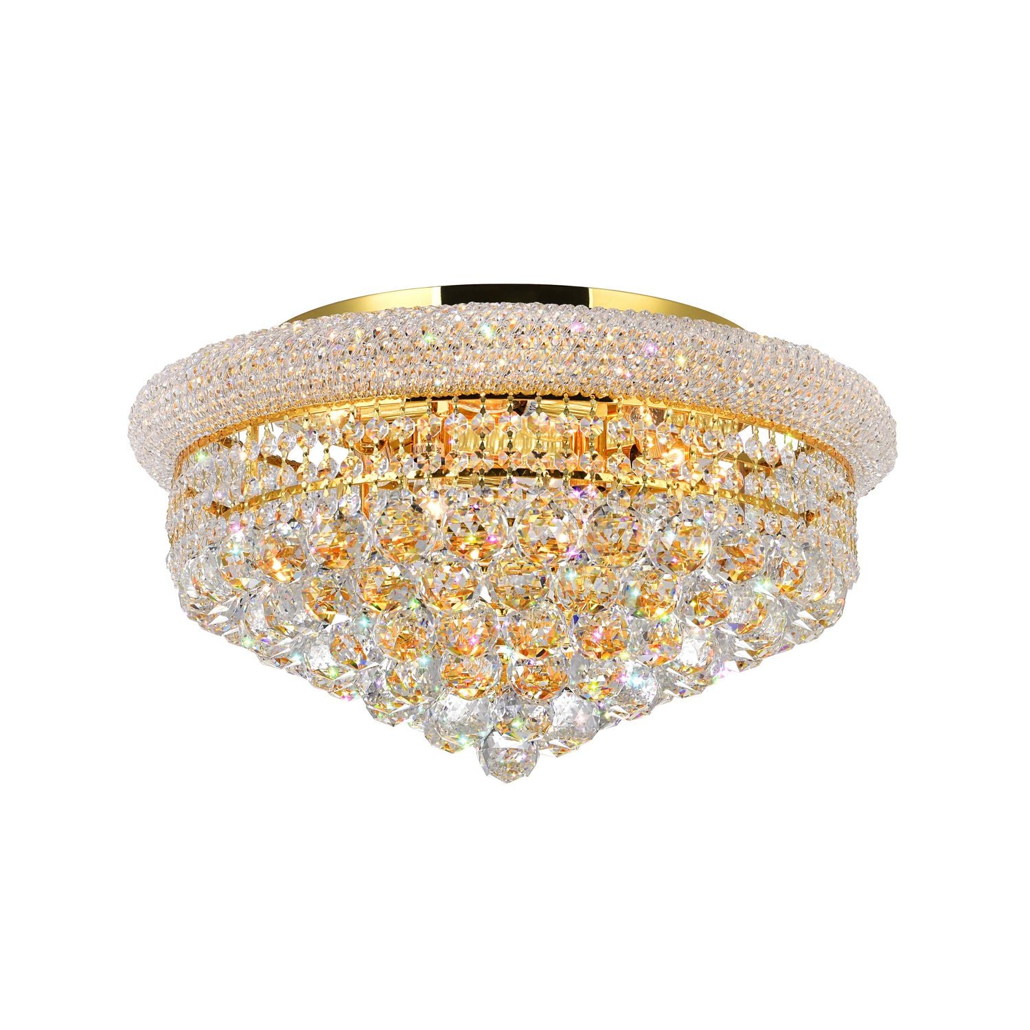 CWI Lighting Canada - 8001C20G - Eight Light Flush Mount - Empire - Gold