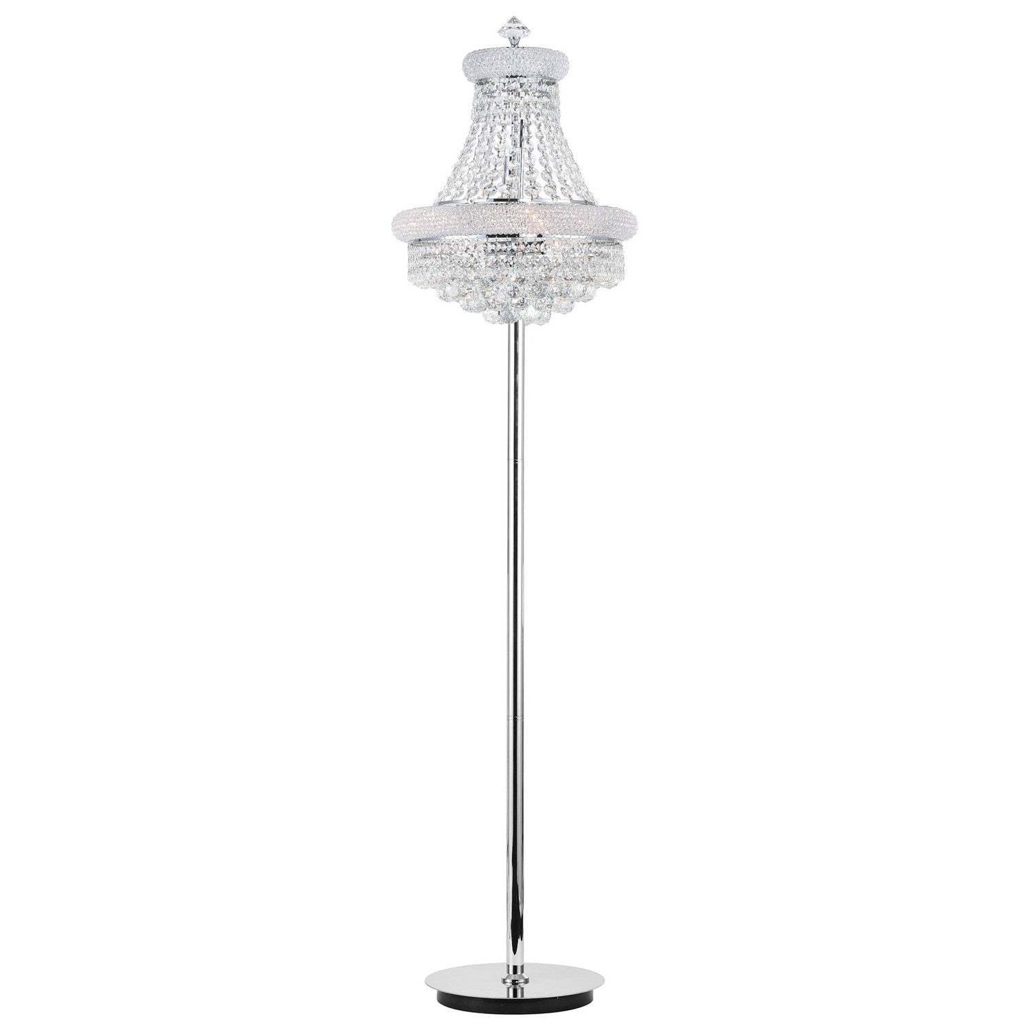CWI Lighting Canada - 8001F18C - Eight Light Floor Lamp - Empire - Chrome