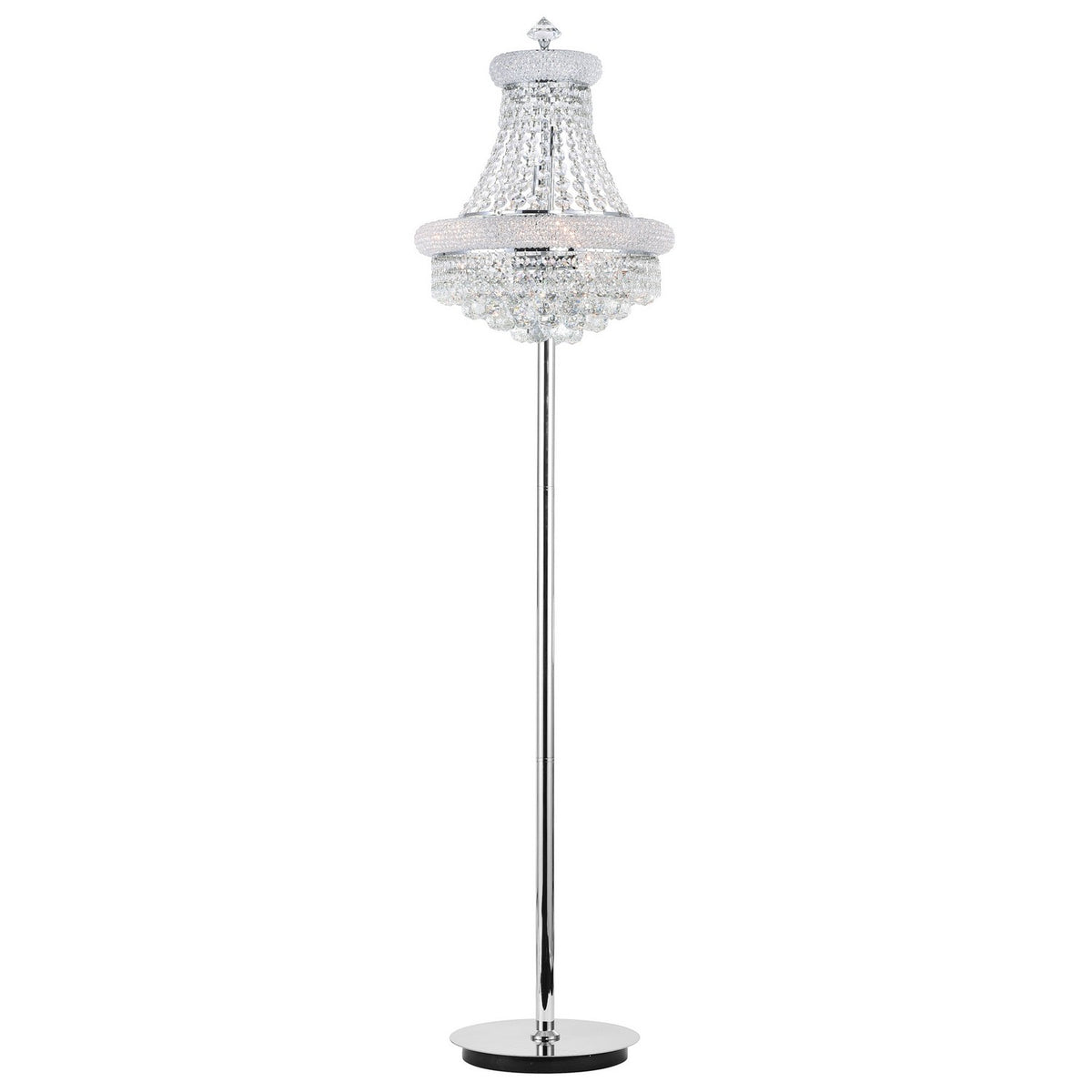 CWI Lighting Canada - 8001F18C - Lampadaire à huit lumières - Empire - Chrome
