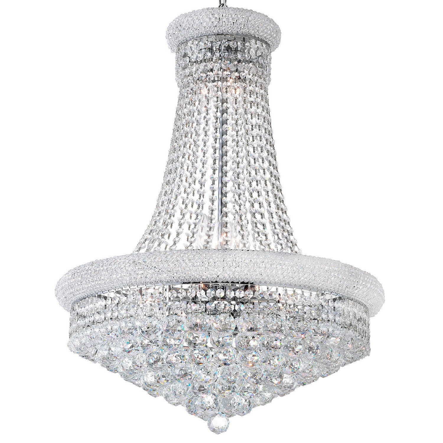 CWI Lighting Canada - 8001P24C - 17 Light Chandelier - Empire - Chrome