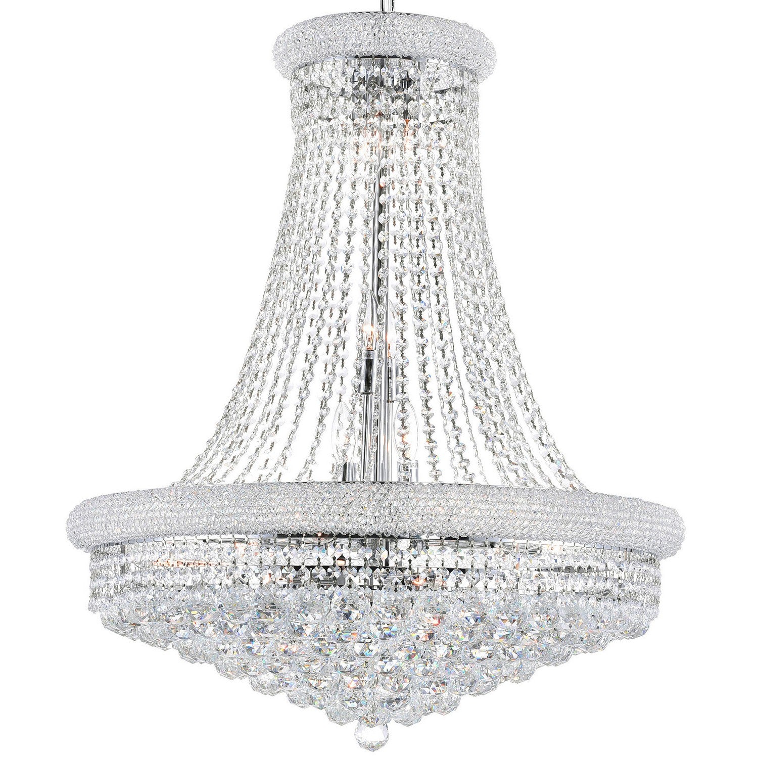 CWI Lighting Canada - 8001P28C - 18 Light Chandelier - Empire - Chrome