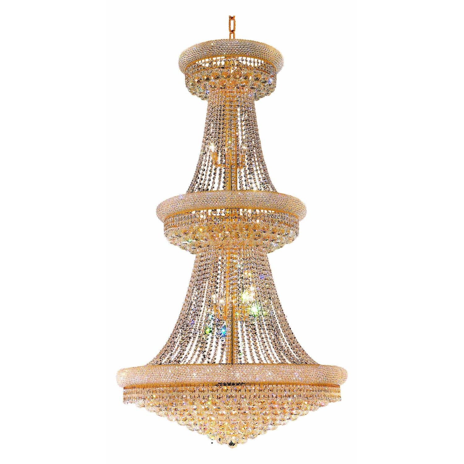 CWI Lighting Canada - 8001P30G - 32 Light Chandelier - Empire - Gold