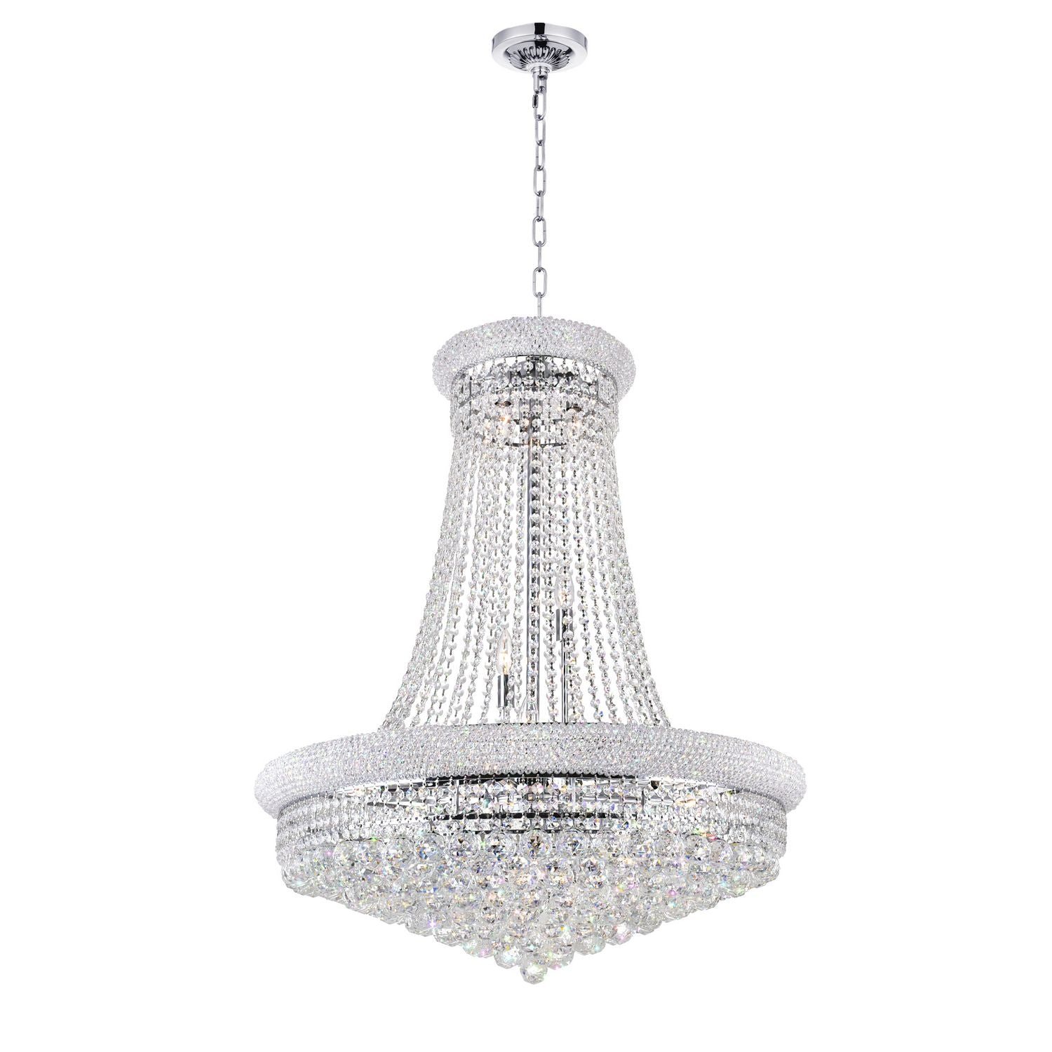 CWI Lighting Canada - 8001P32C - 19 Light Chandelier - Empire - Chrome