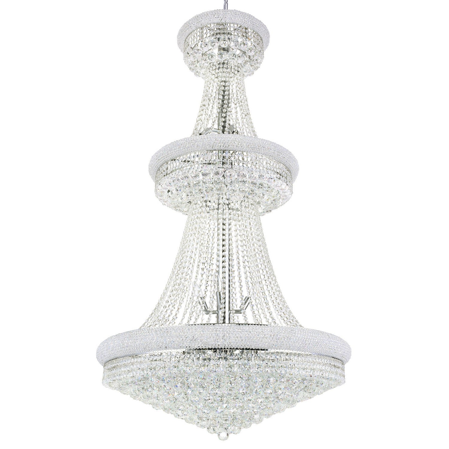 CWI Lighting Canada - 8001P36C - 34 Light Chandelier - Empire - Chrome