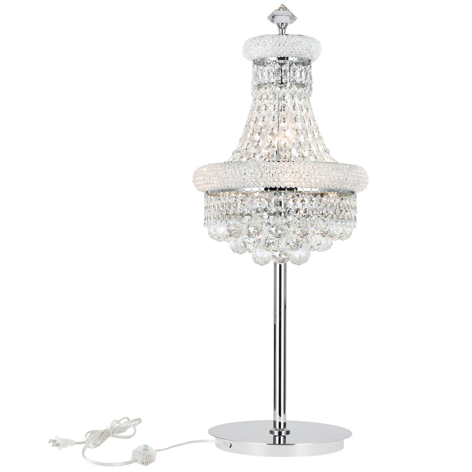 CWI Lighting Canada - 8001T14C - Six Light Table Lamp - Empire - Chrome