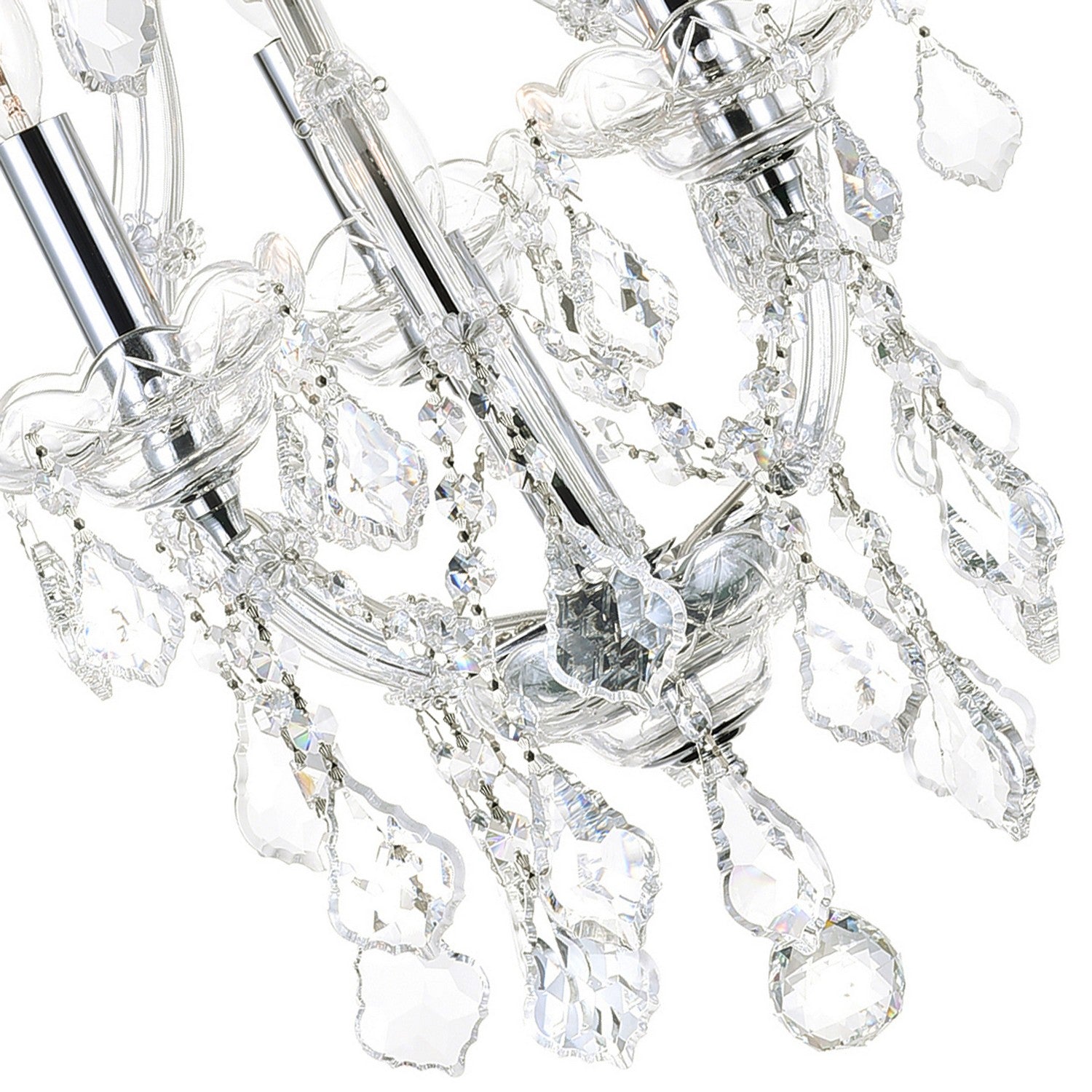 CWI Lighting Canada - 8311P12C-3 - Four Light Mini Chandelier - Maria Theresa - Chrome